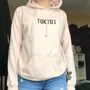 Pink hoodie